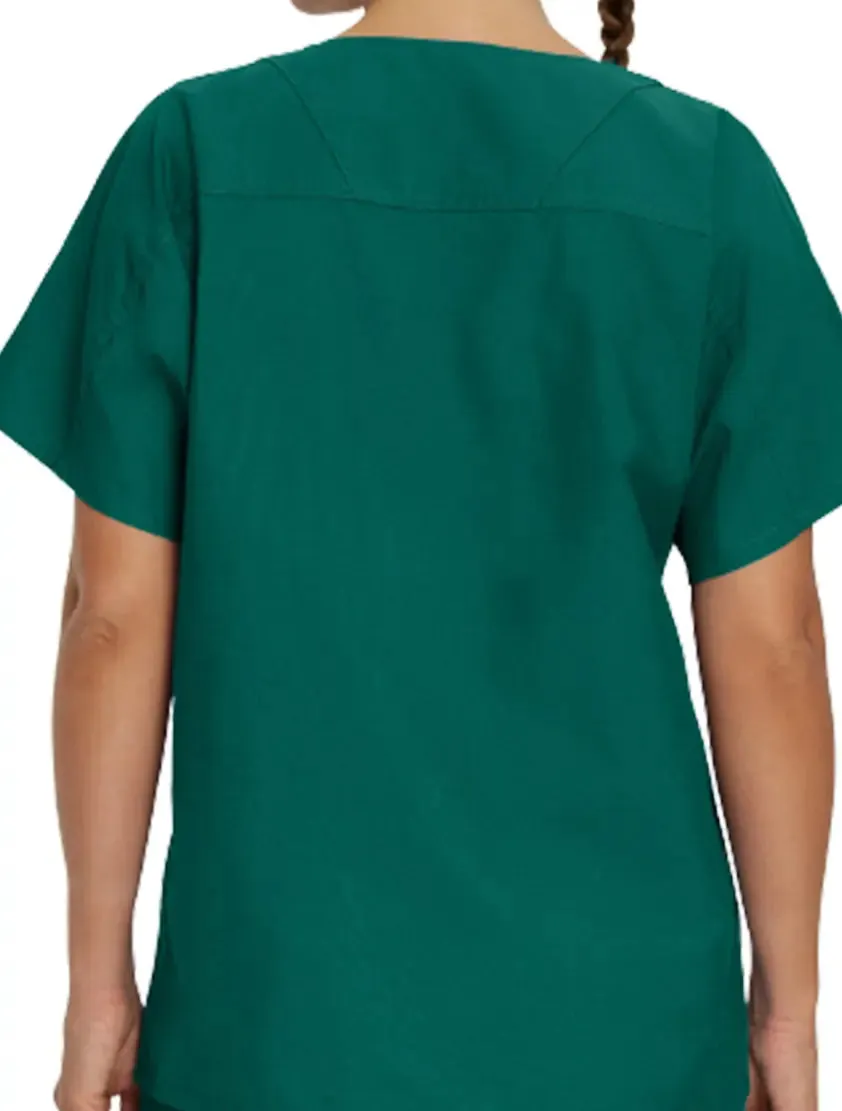 Landau Essentials Unisex 1-Pocket V-Neck Scrub Top
