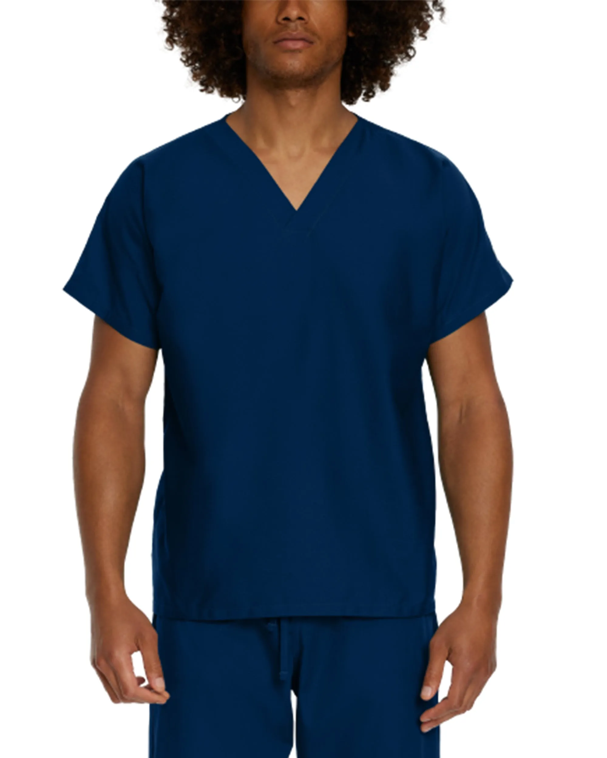 Landau Scrub Zone Unisex No-Pocket V-Neck Scrub Top