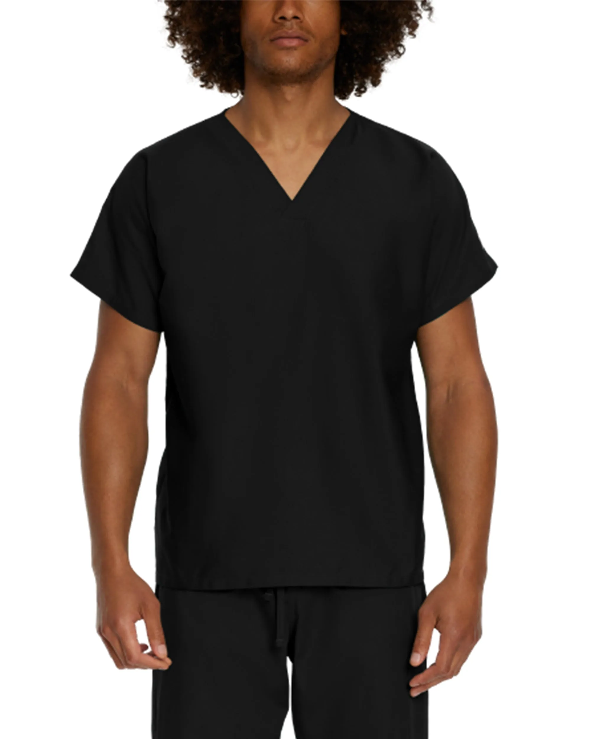 Landau Scrub Zone Unisex No-Pocket V-Neck Scrub Top