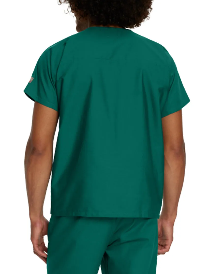 Landau Scrub Zone Unisex No-Pocket V-Neck Scrub Top