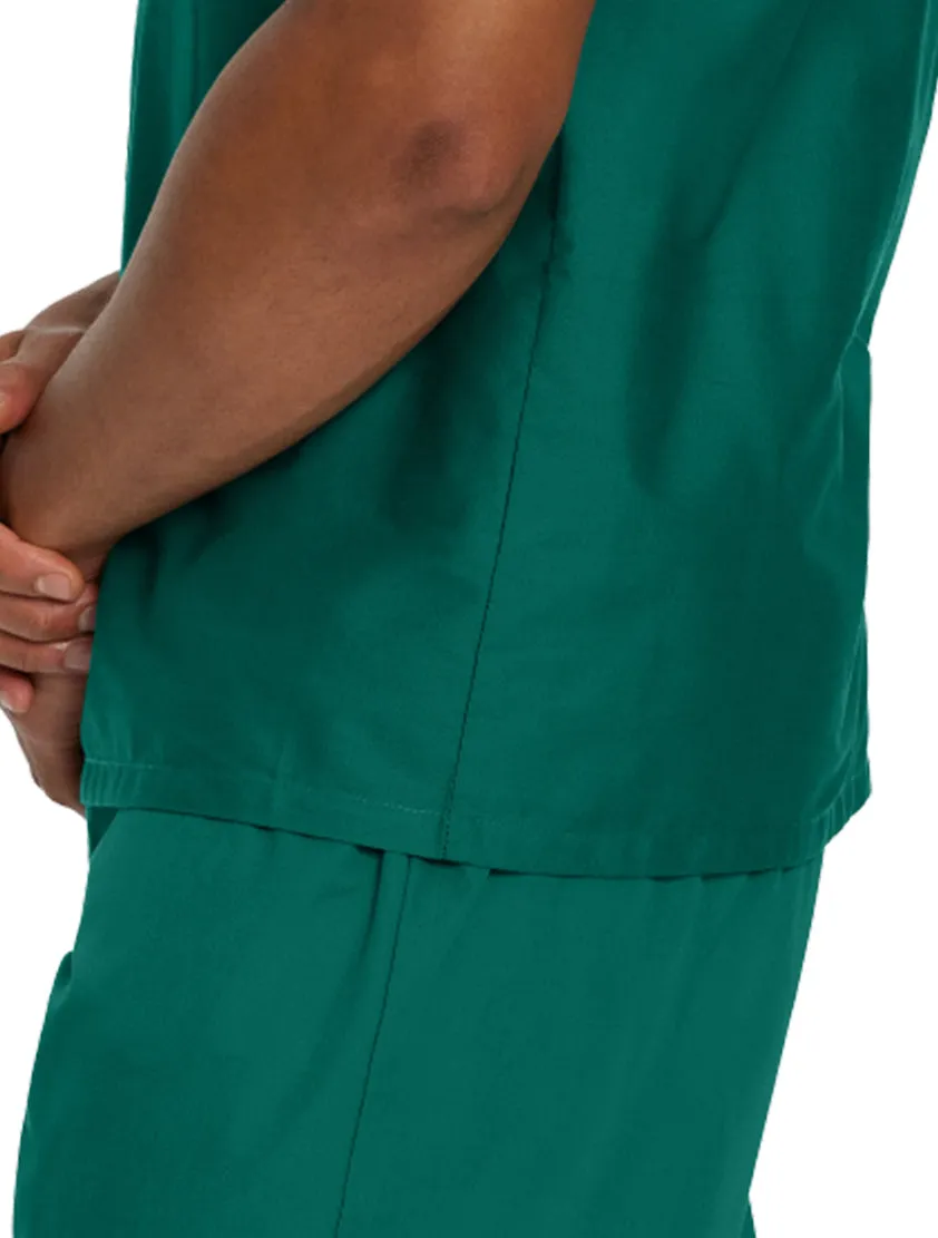 Landau Scrub Zone Unisex No-Pocket V-Neck Scrub Top
