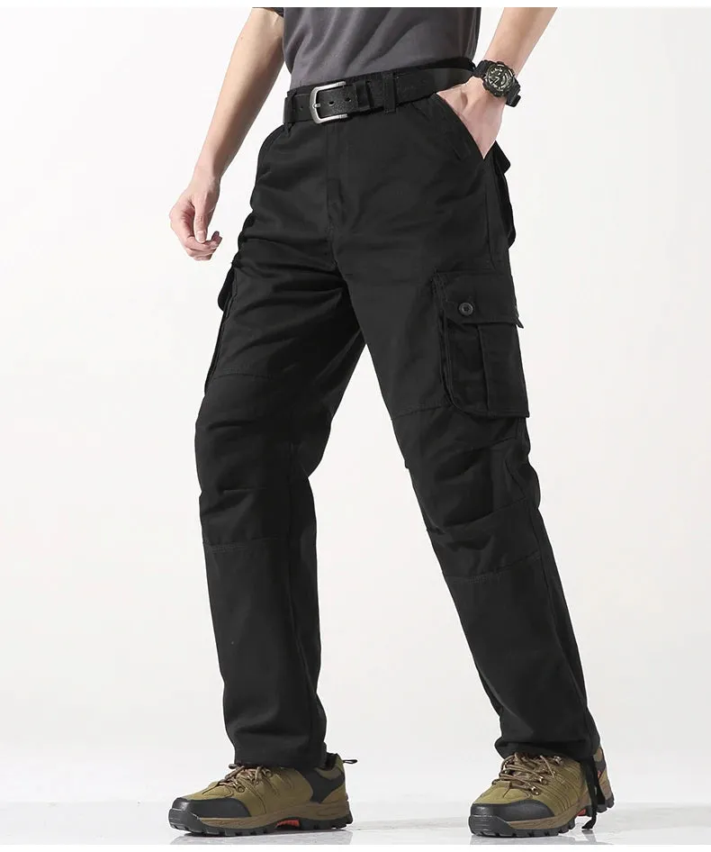 Men Tactical Cargo Camo Hiking Pants