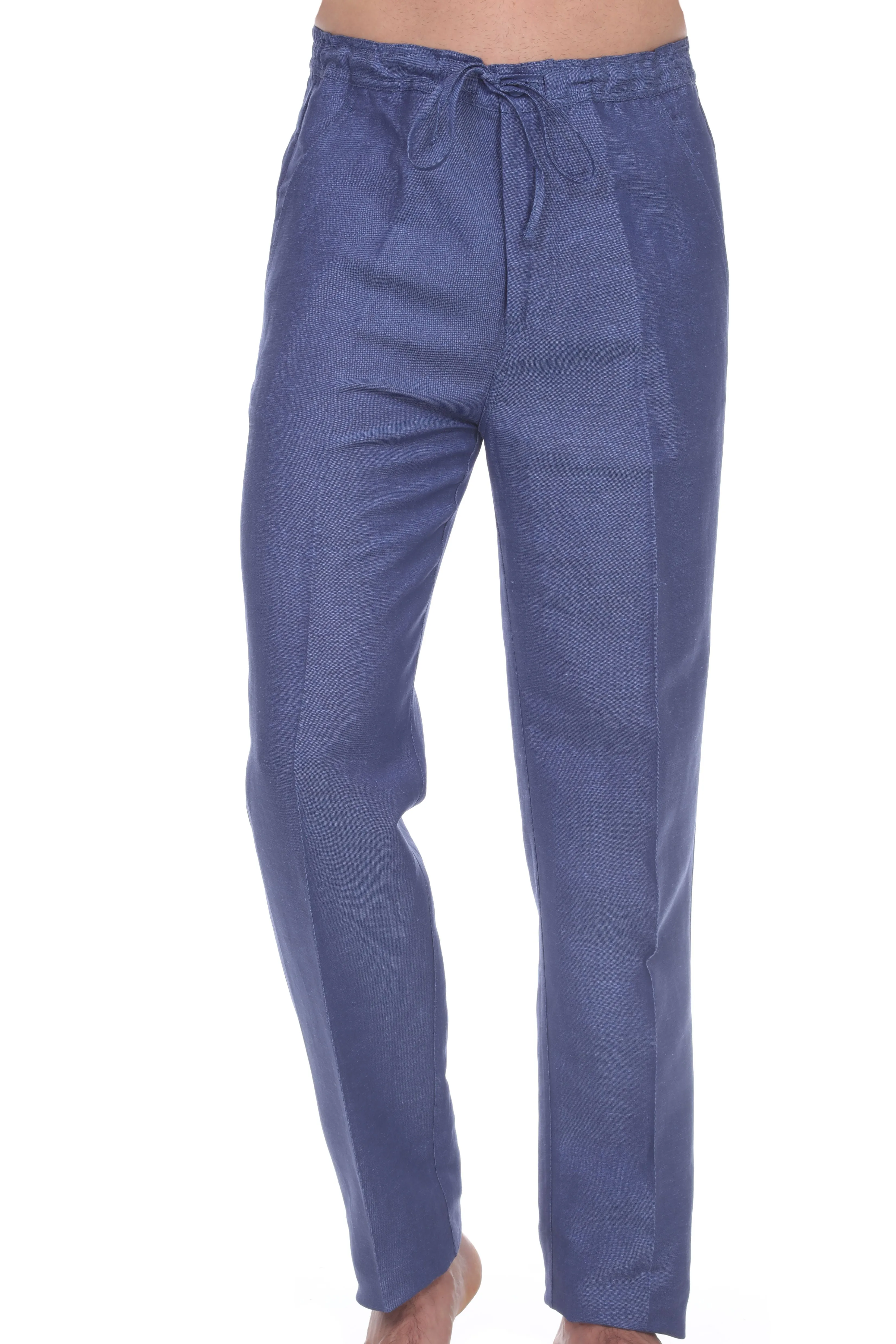 Men's Casual Linen Drawstring  Pants