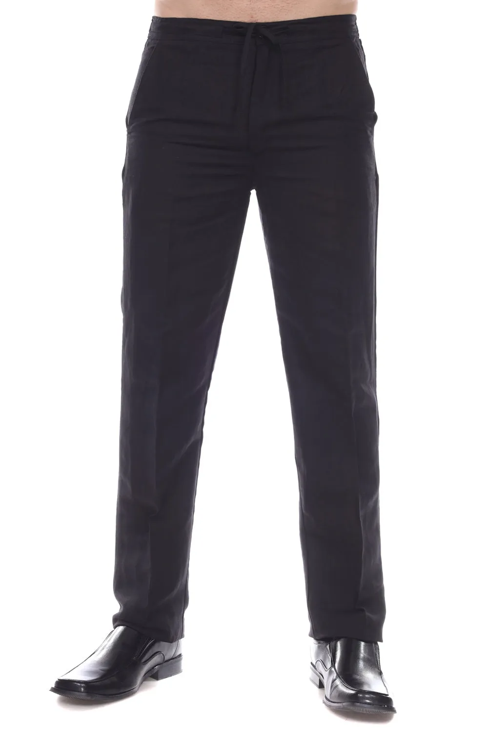 Men's Casual Linen Drawstring  Pants