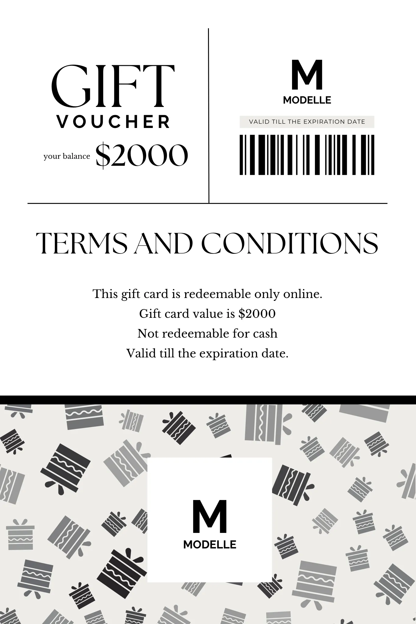 Modelle Premium Gift Card