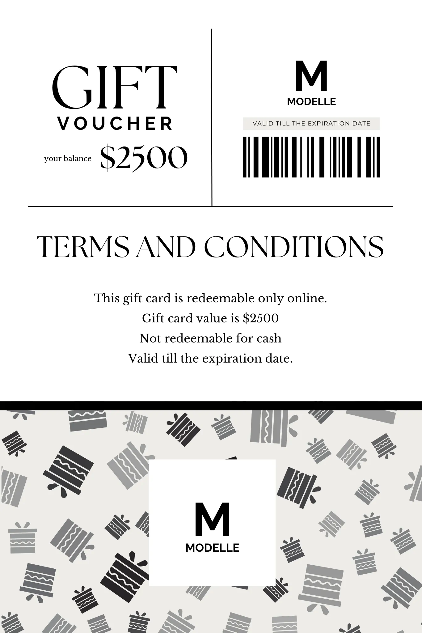 Modelle Premium Gift Card