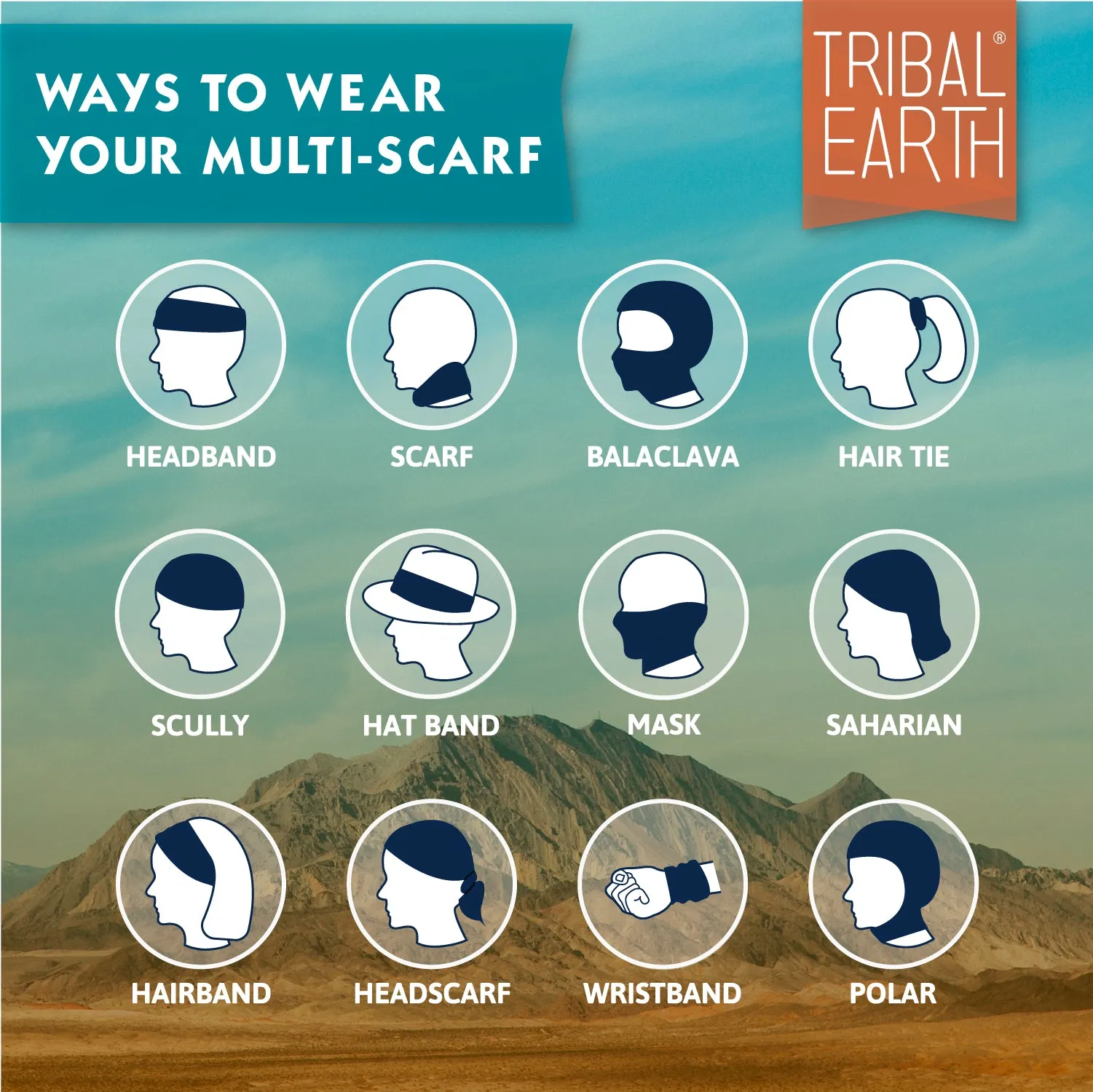Multi Scarf | Face Mask | Bandana | Headband - American Eagle