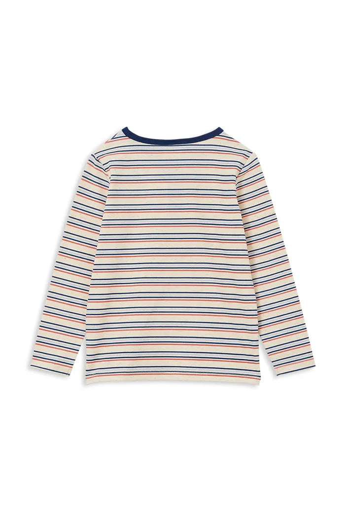 Natural Stripe Henley