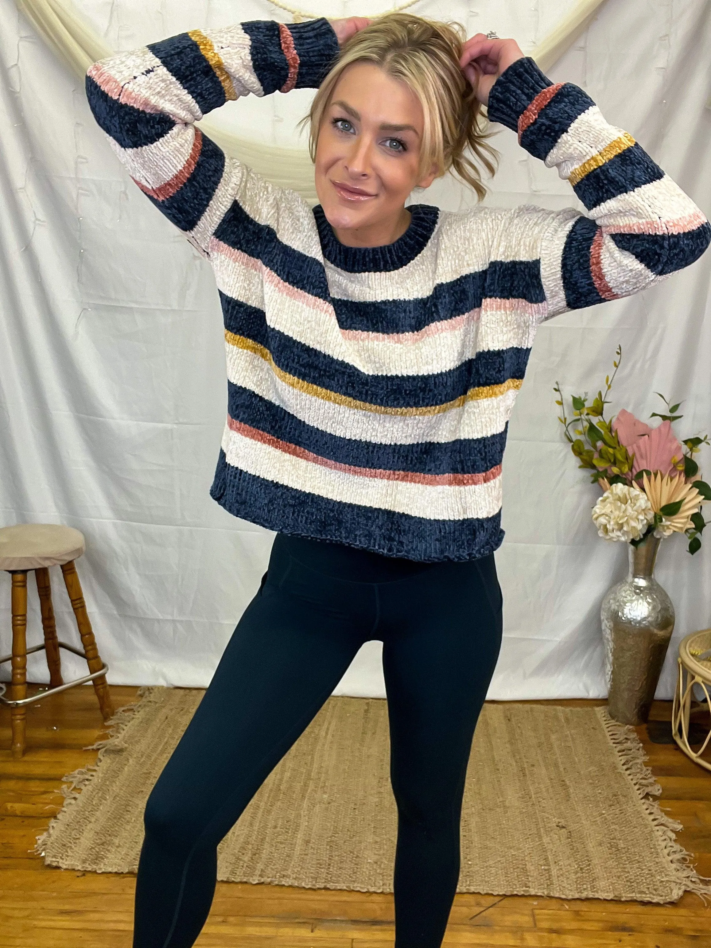 Navy Butter Soft Full Length High Waist Leggings