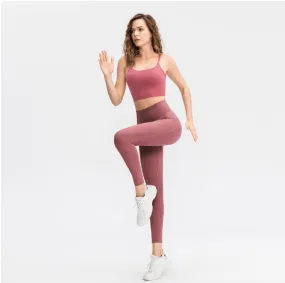Olsic Casual High Waisted Pants Ladies High Waist Sports Pants Yoga Fitness Skin-friendly 