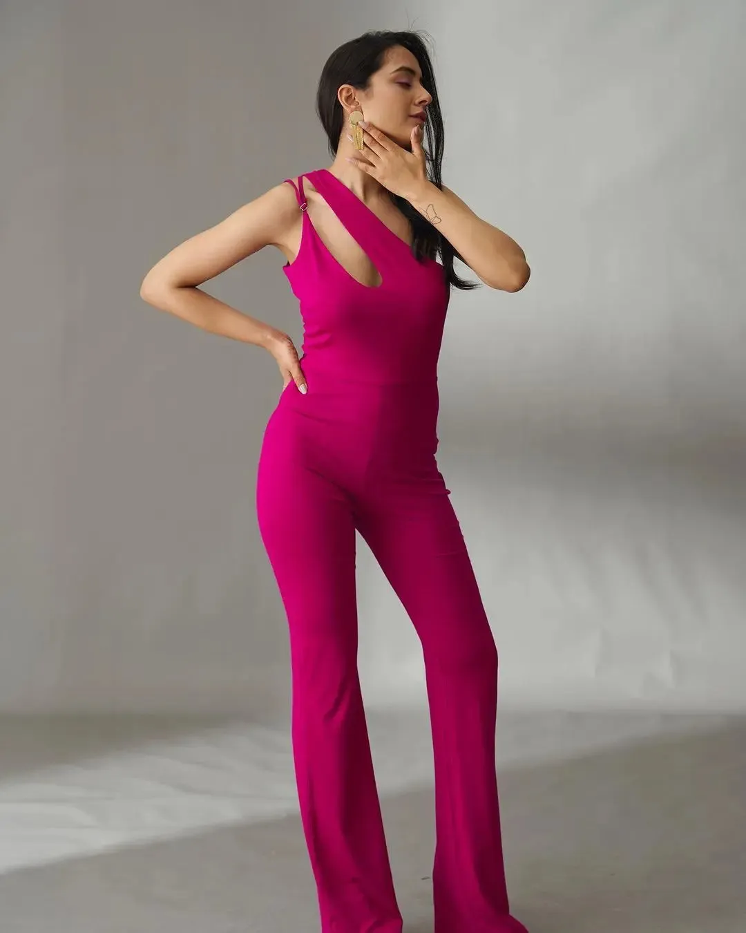 One Shoulder Naila Jumpsuit
