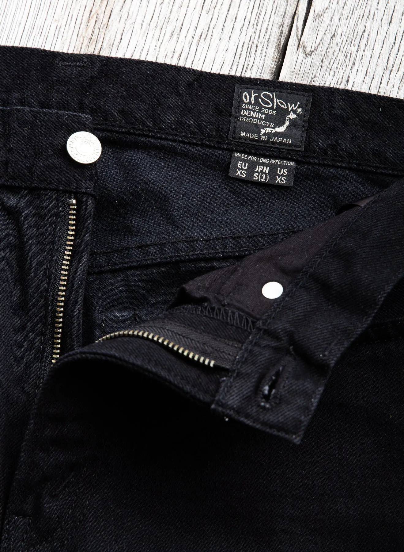 OrSlow 107 Slim Fit Jeans Black