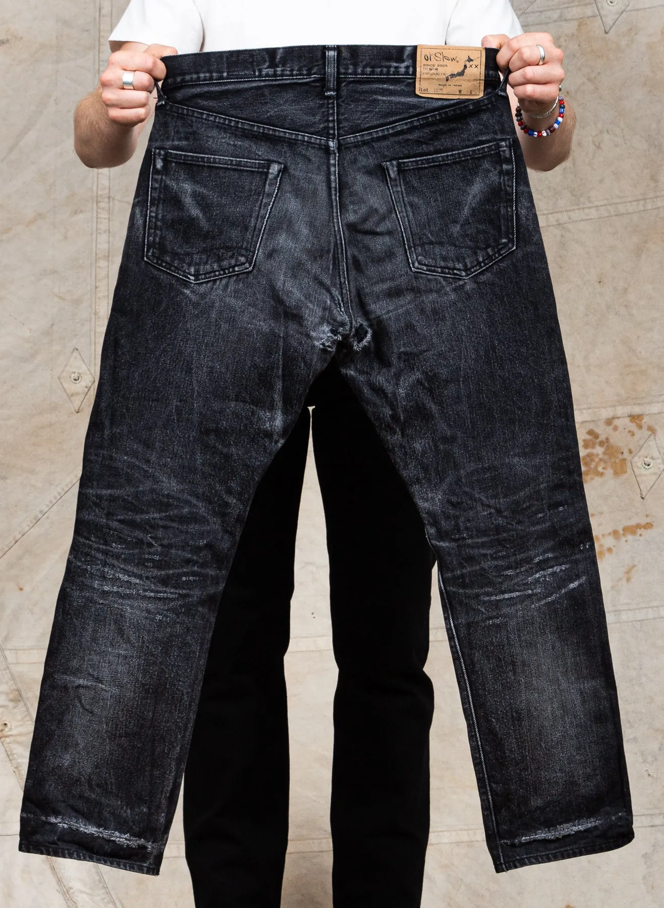 OrSlow 107 Slim Fit Jeans Black