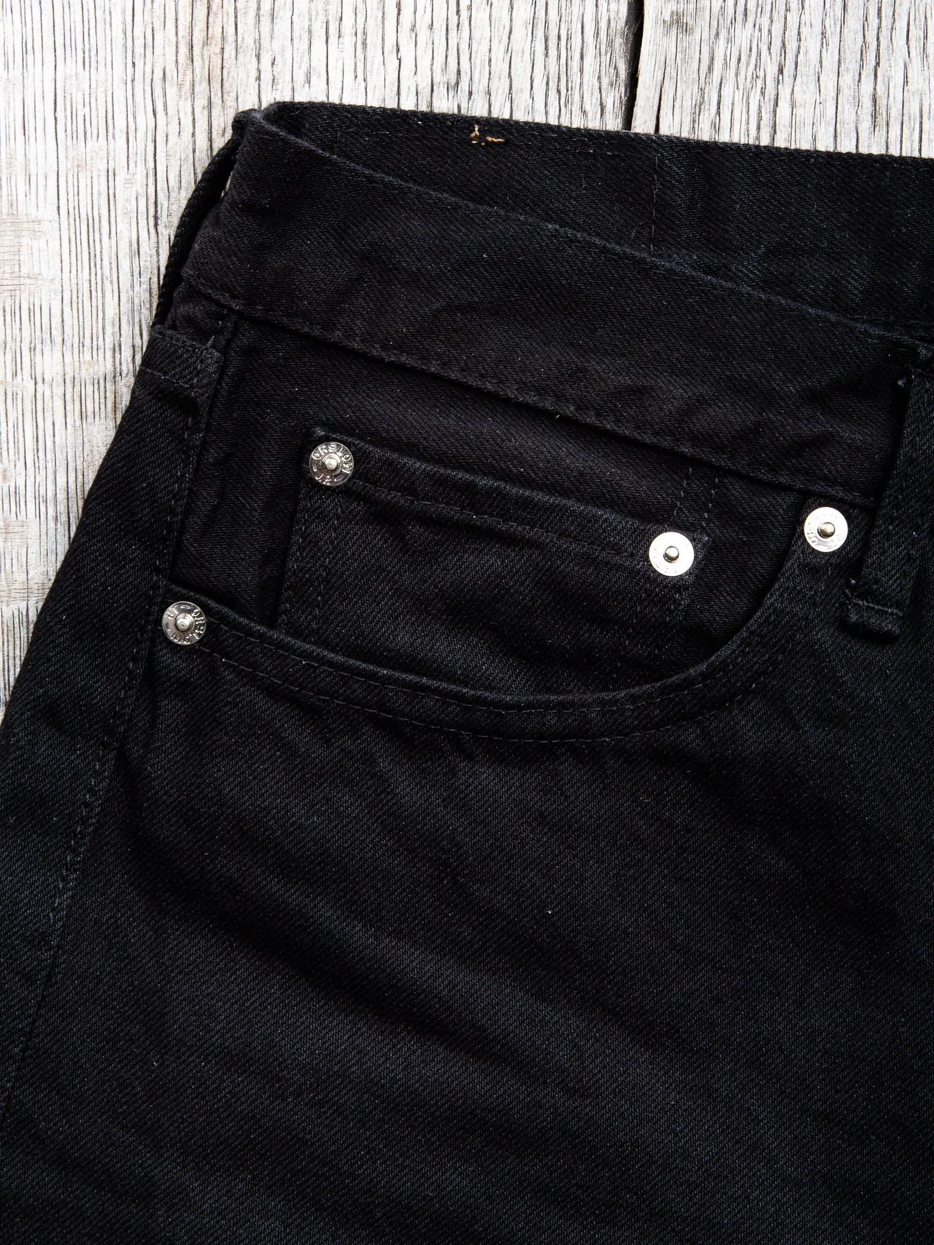 OrSlow 107 Slim Fit Jeans Black
