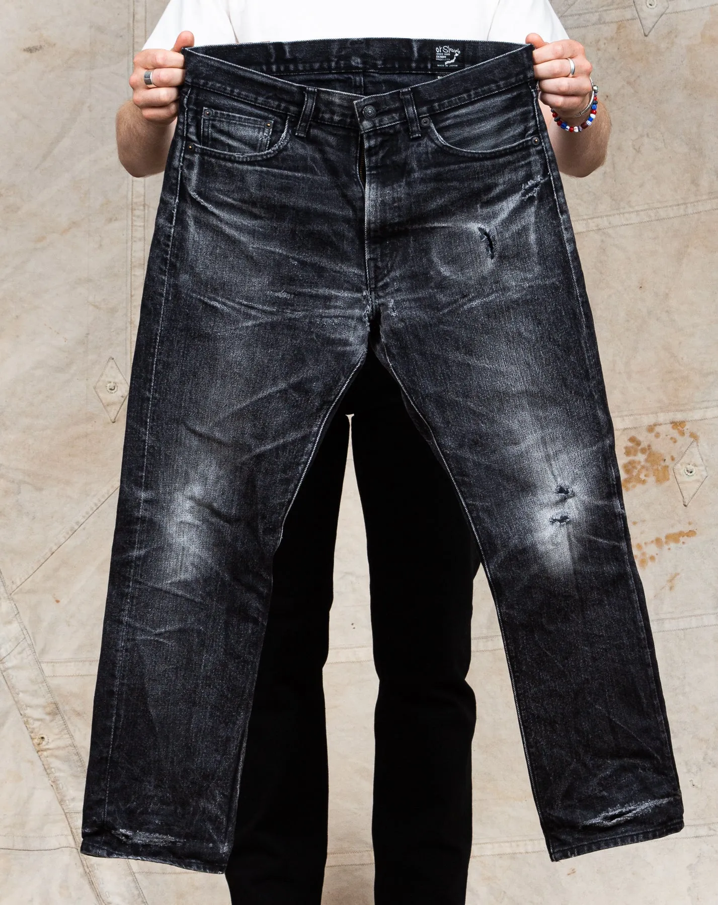 OrSlow 107 Slim Fit Jeans Black
