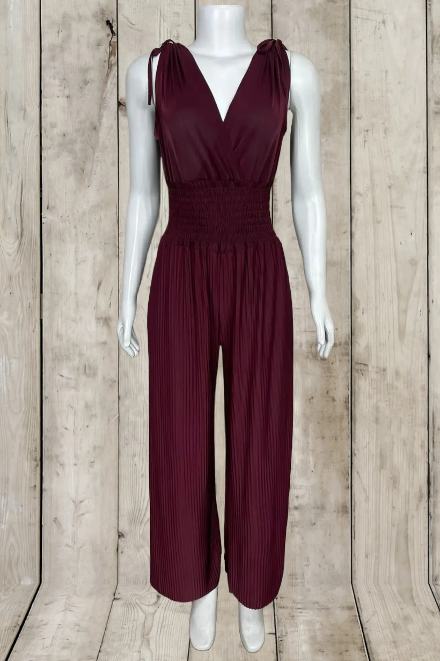 Pleated Jumpsuit