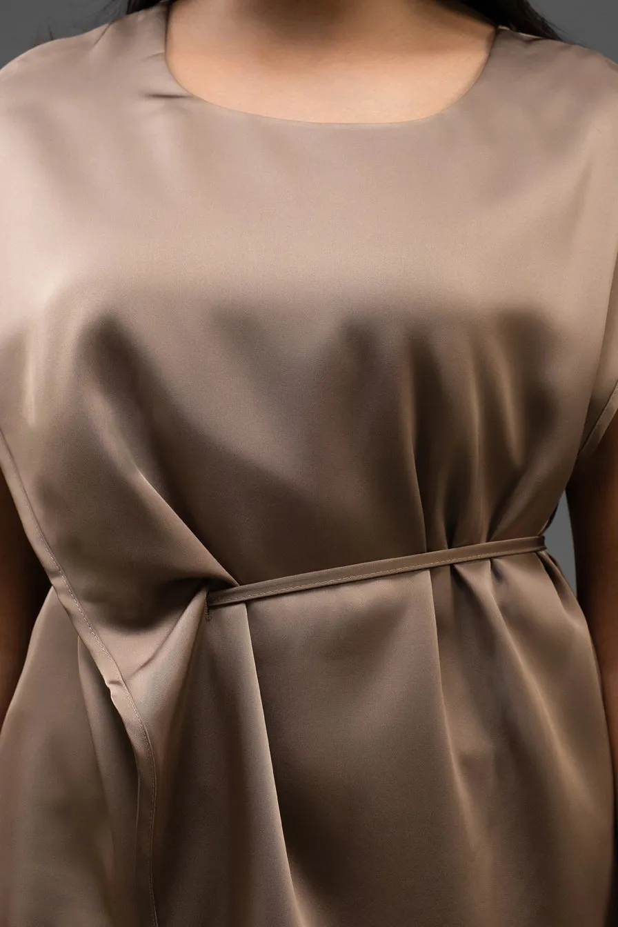 Premium Silk Asymmetric Top