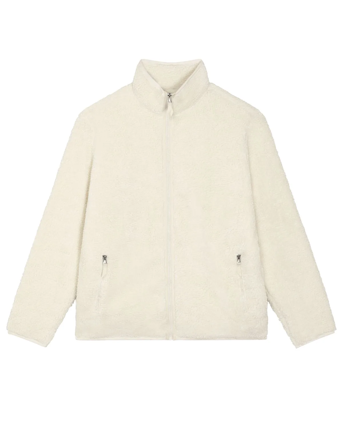 Recycled Sherpa Jacket Zipped: Unisex