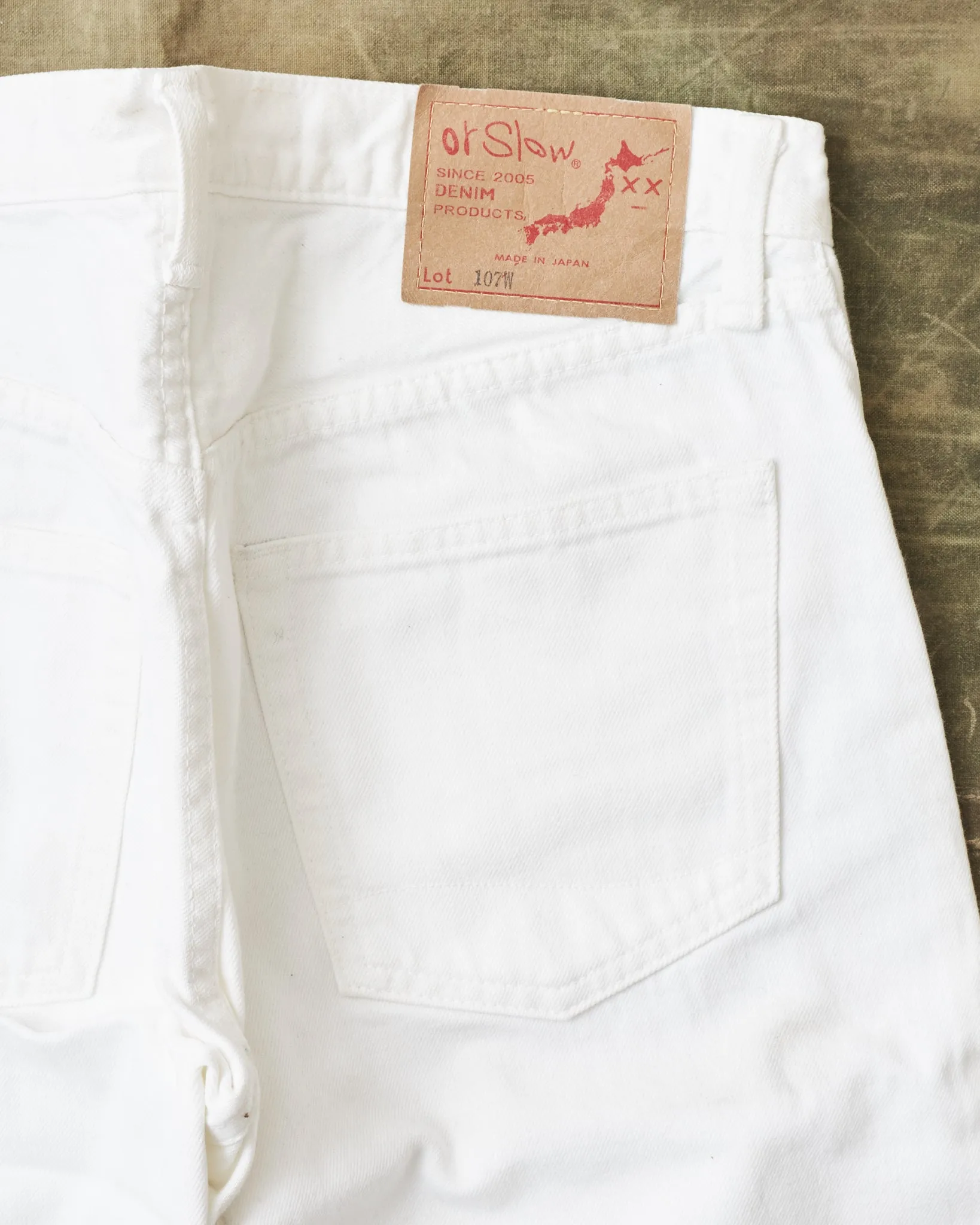 Second Hand OrSlow 107 Slim Fit Jeans White EU XS / JPN 1