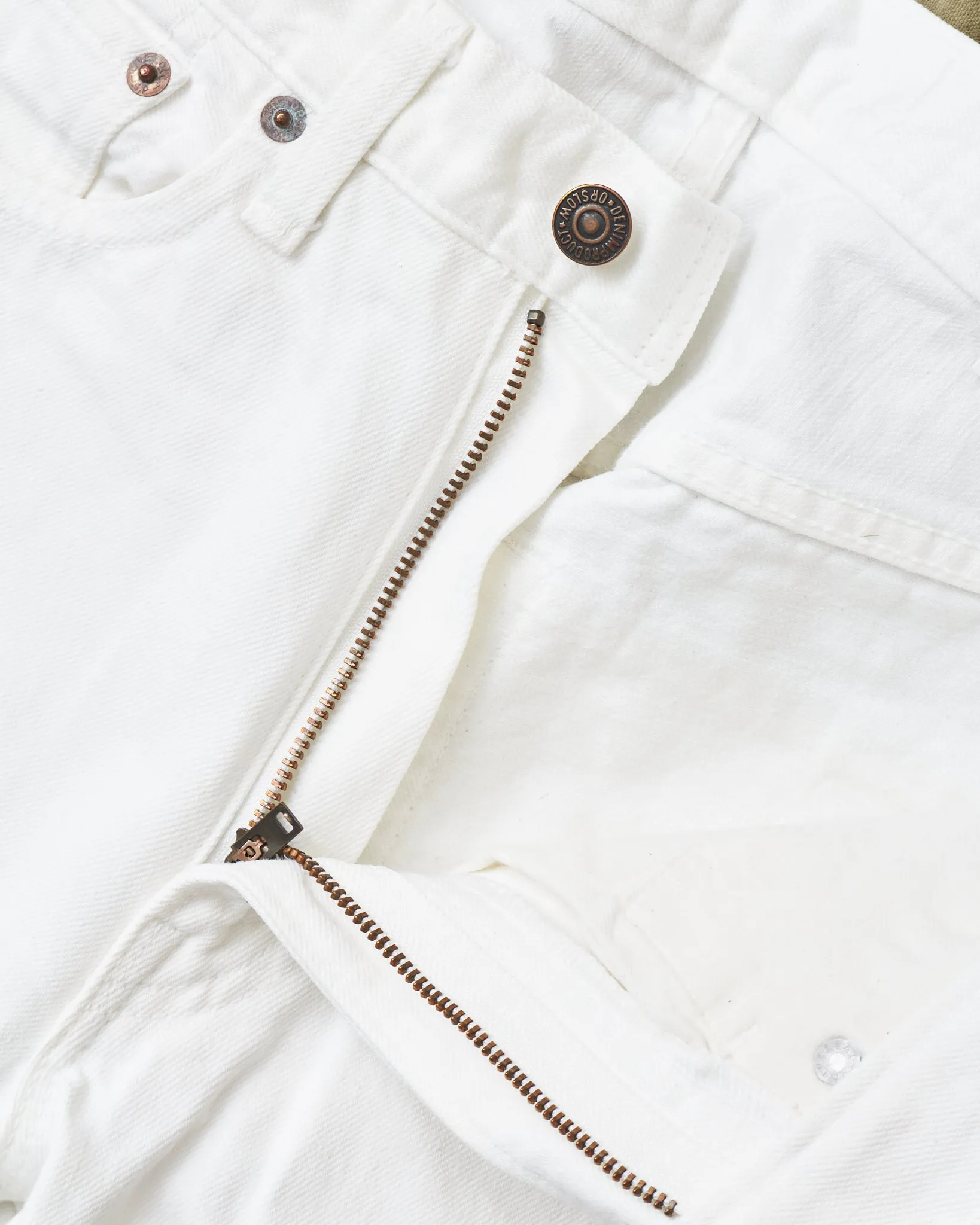 Second Hand OrSlow 107 Slim Fit Jeans White EU XS / JPN 1