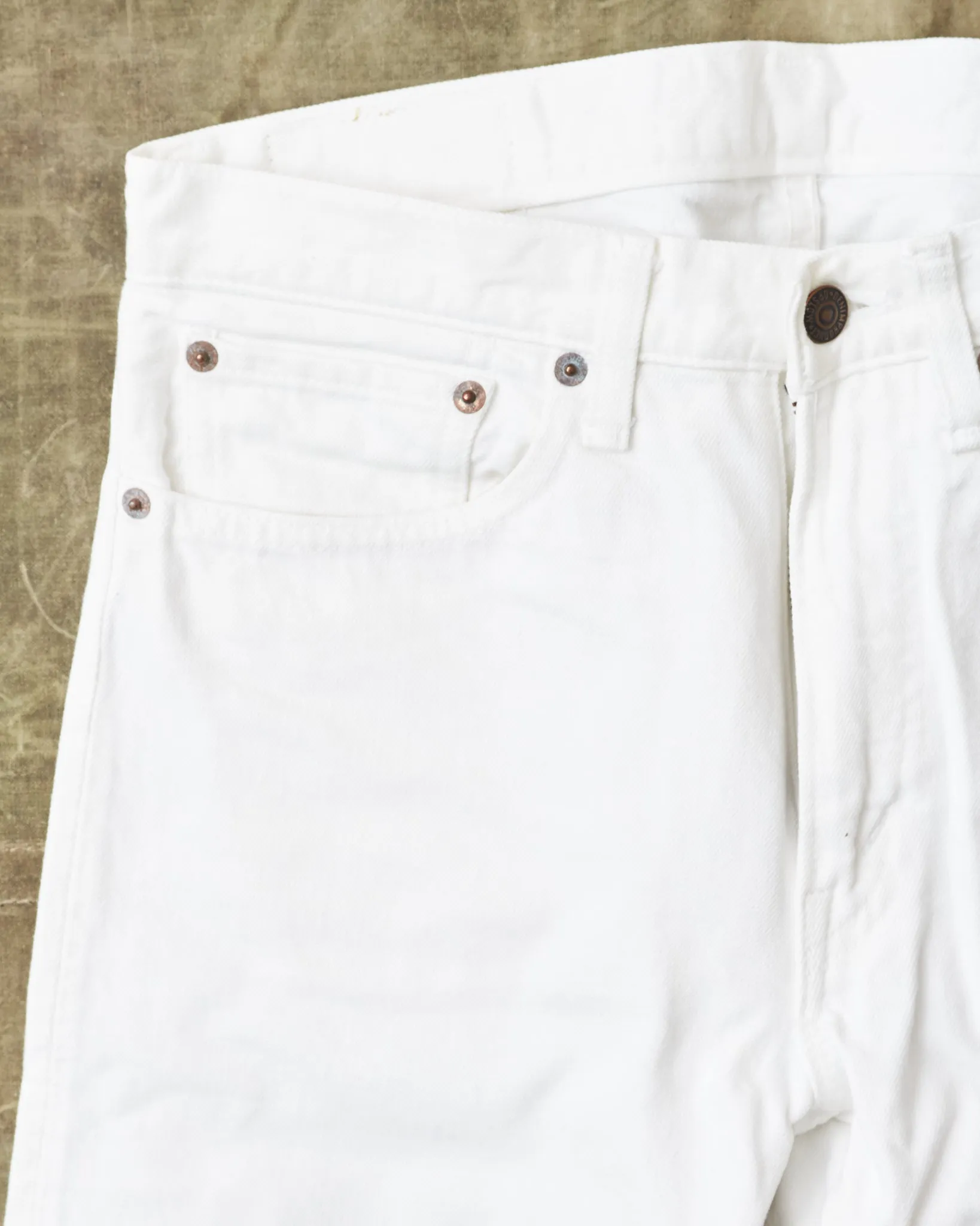 Second Hand OrSlow 107 Slim Fit Jeans White EU XS / JPN 1