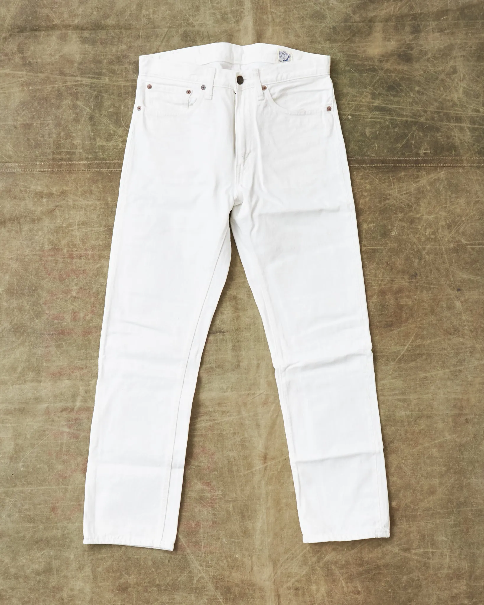 Second Hand OrSlow 107 Slim Fit Jeans White EU XS / JPN 1
