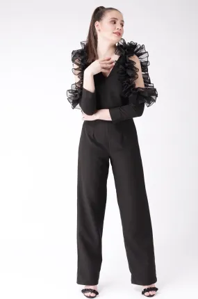 Showstopper Ruffle Jumpsuit