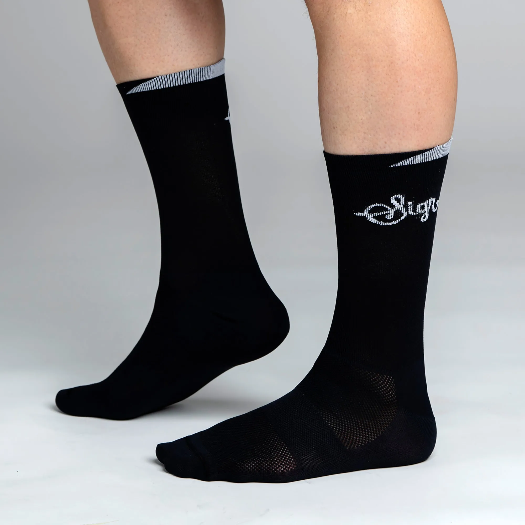 Snok Men's Black Cycling Socks