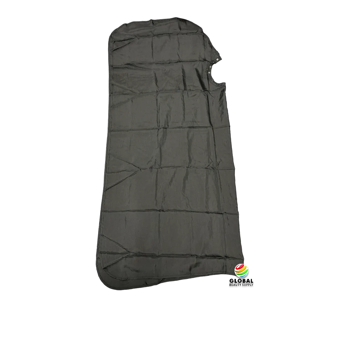 Solid Black Cutting Cape (Lightweight Nylon, one size fits most)