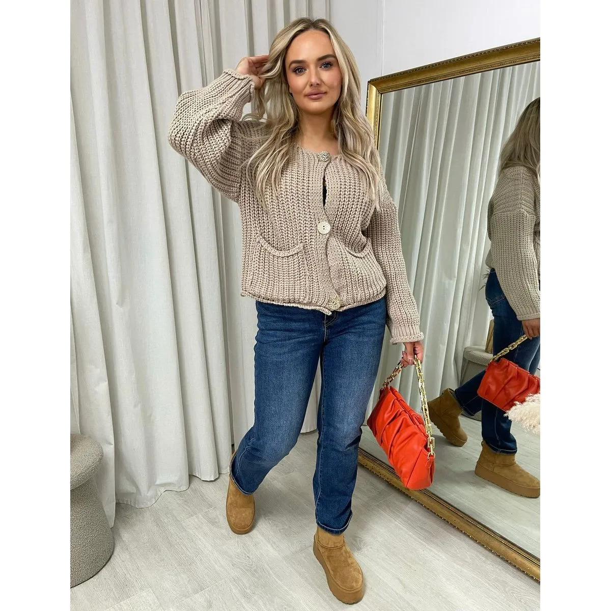 Straight Leg High Waist Jeans