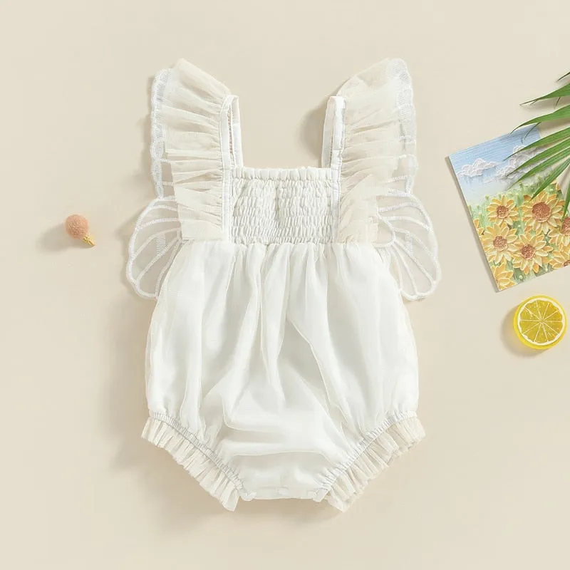 The Amber Butterfly Wings Romper