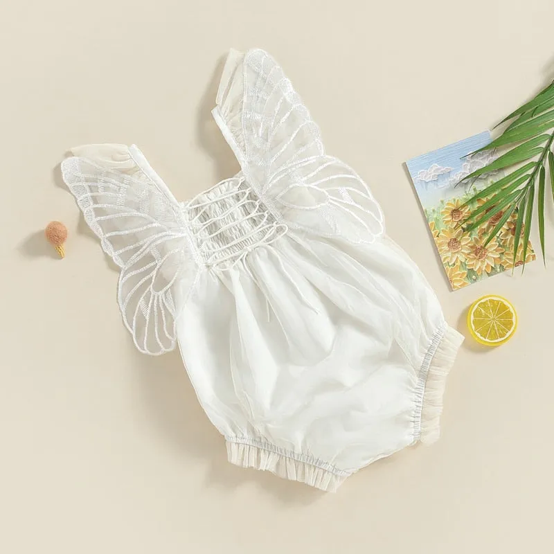 The Amber Butterfly Wings Romper