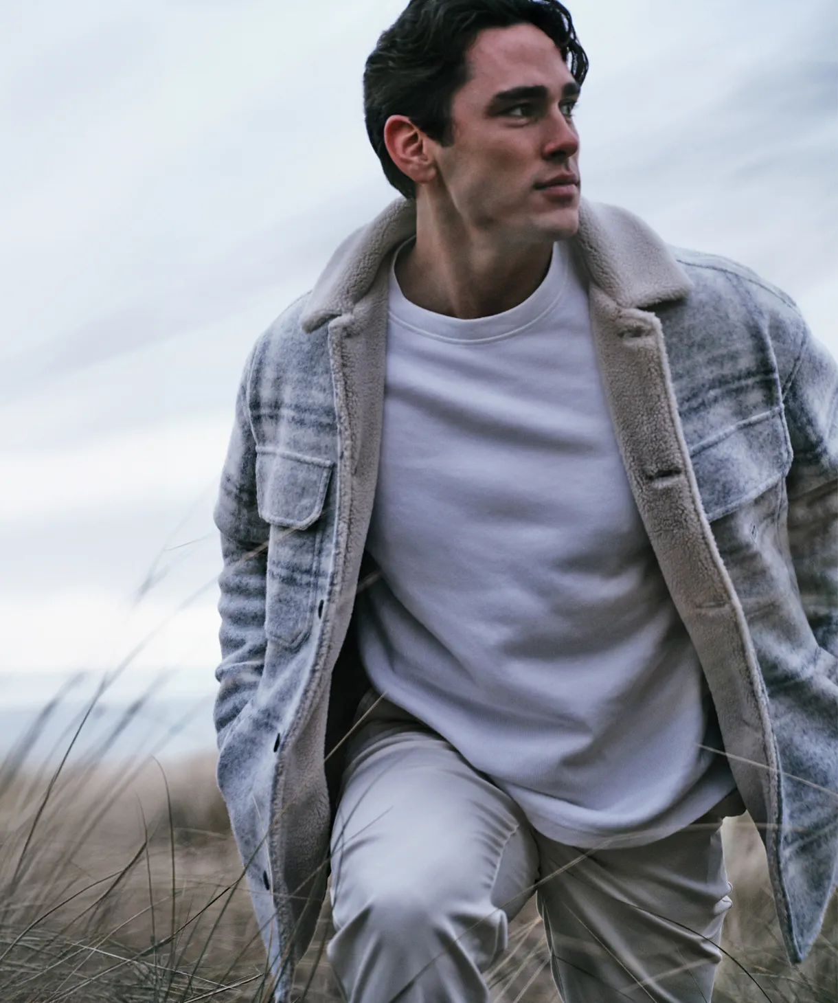 The Gloucester Jacket - Grey/Cream