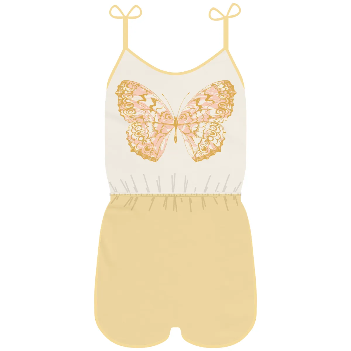 TIN Be Free Butterfly Short Romper