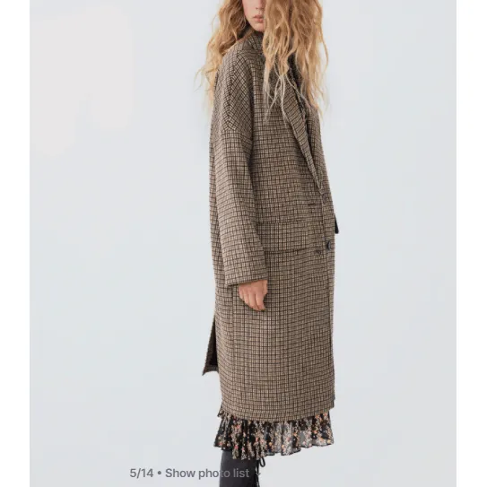 Turn-Down Collar Spring Coat