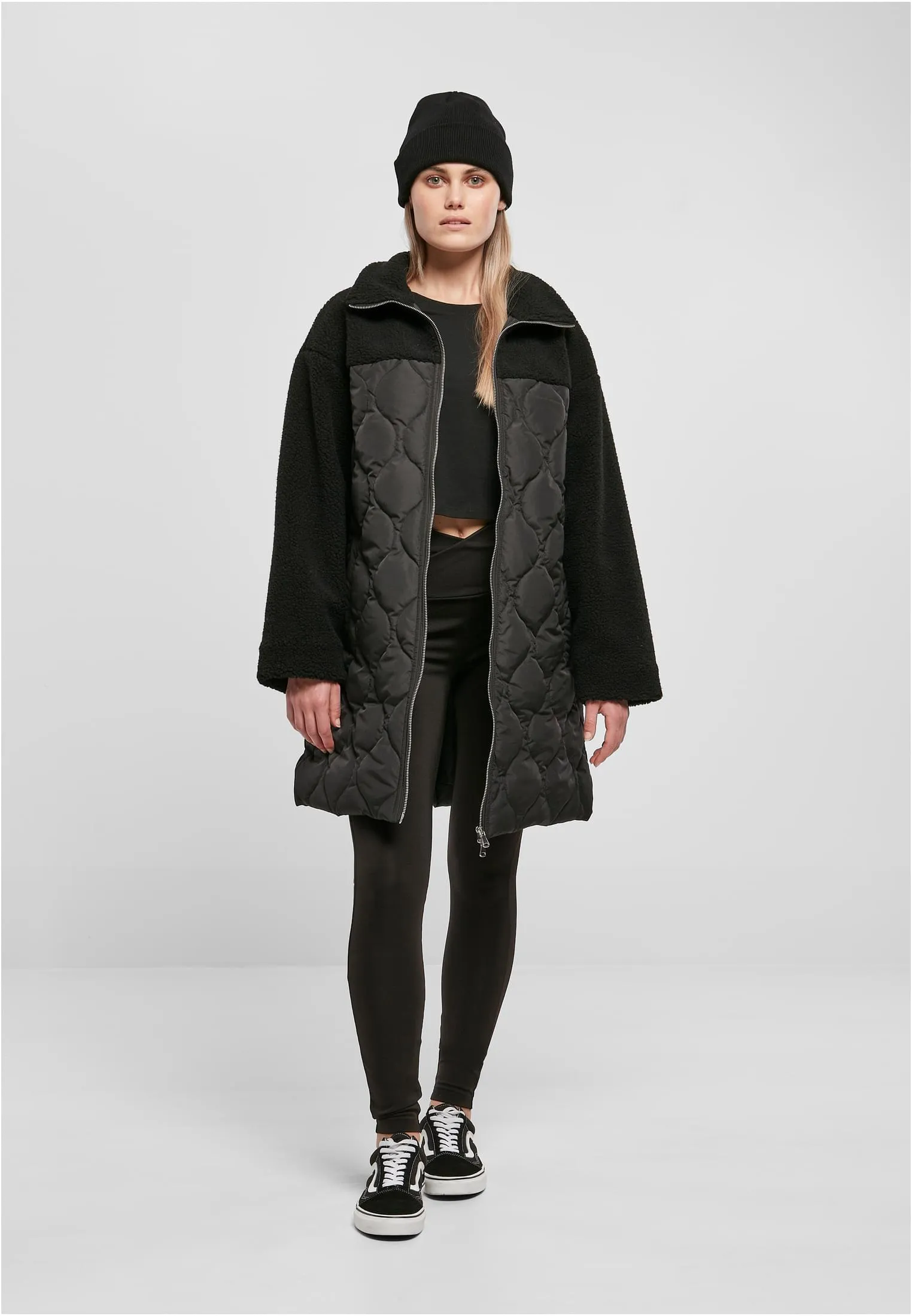 UC Oversized Sherpa Quilted Coat
