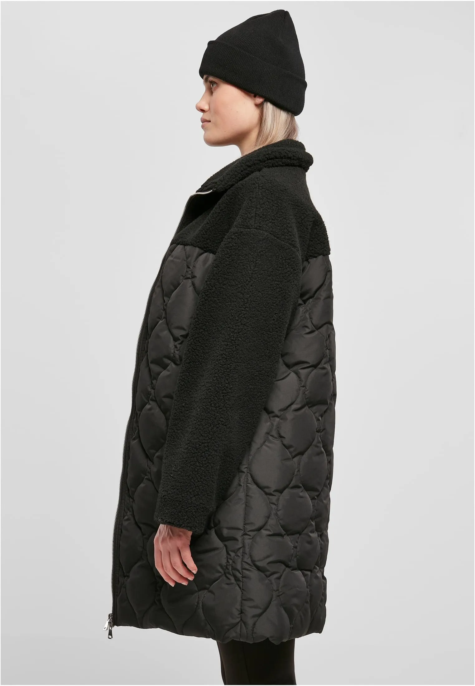 UC Oversized Sherpa Quilted Coat