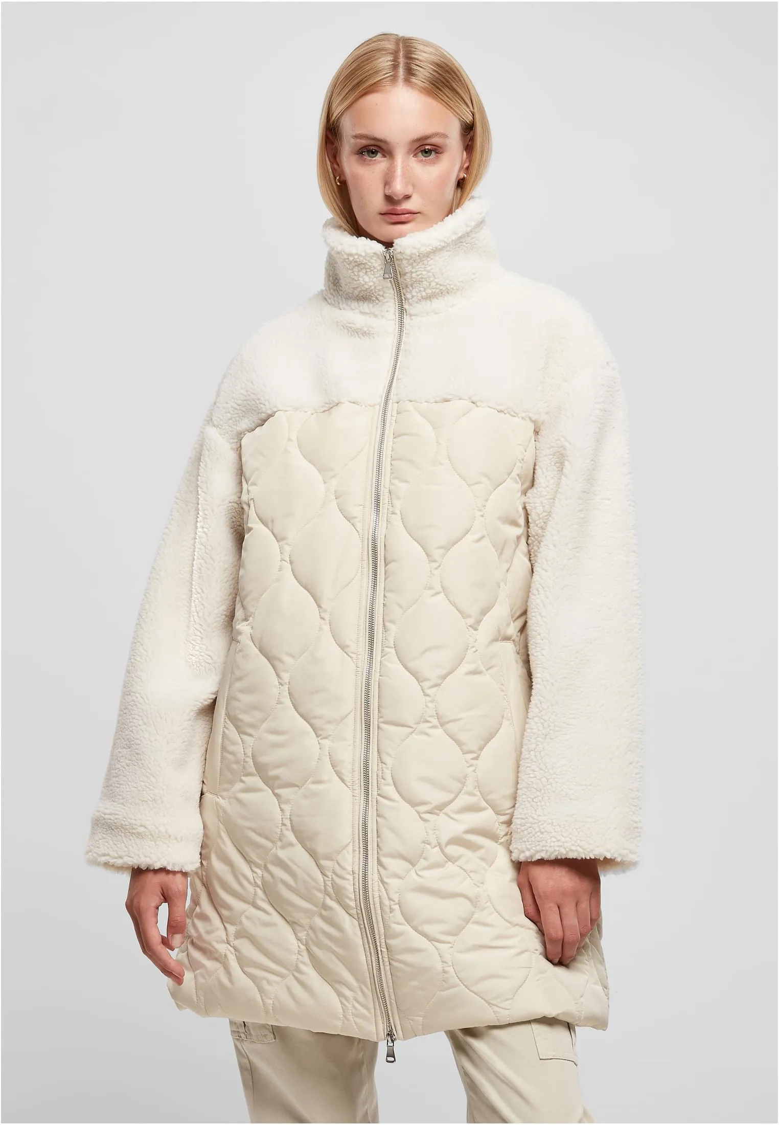 UC Oversized Sherpa Quilted Coat