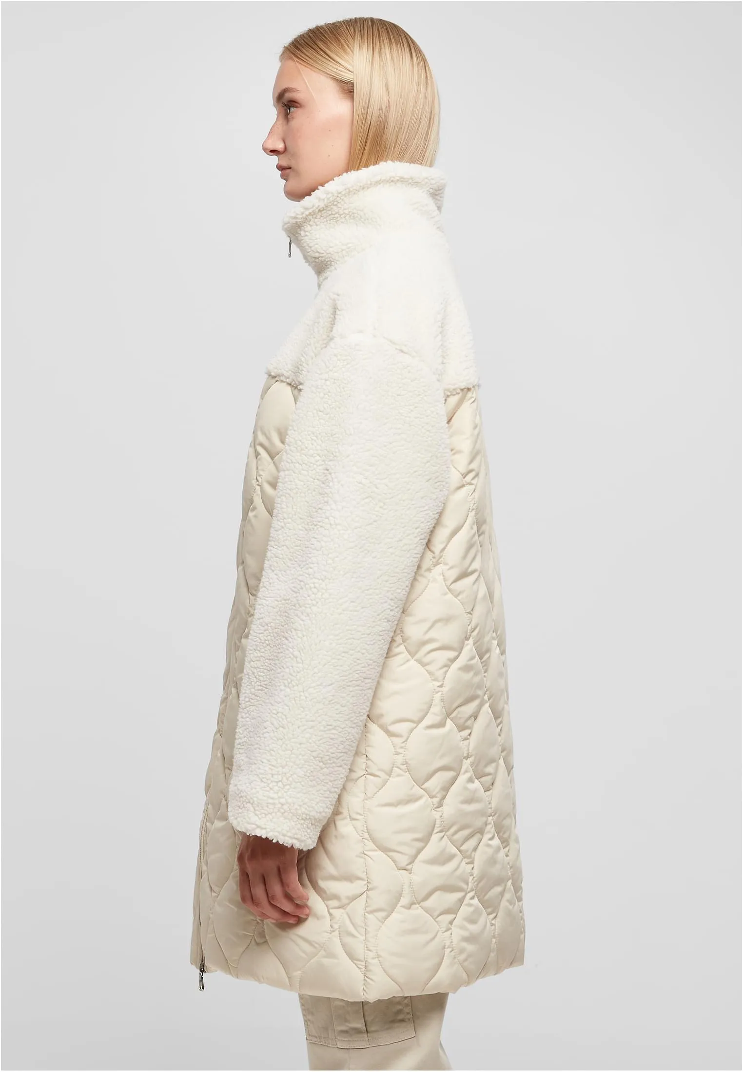 UC Oversized Sherpa Quilted Coat