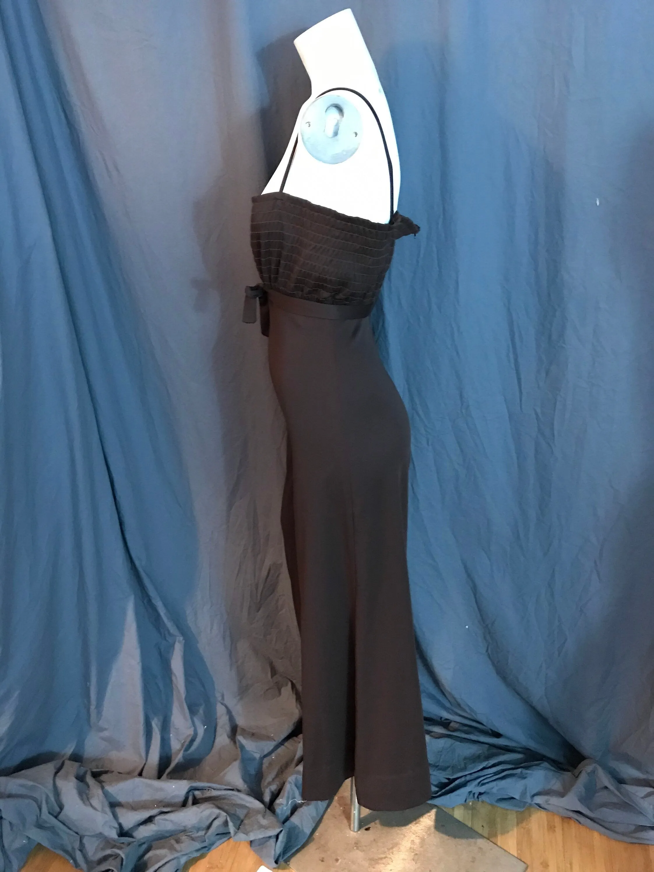 Vintage 1970’s brown bell bottom jumpsuit M