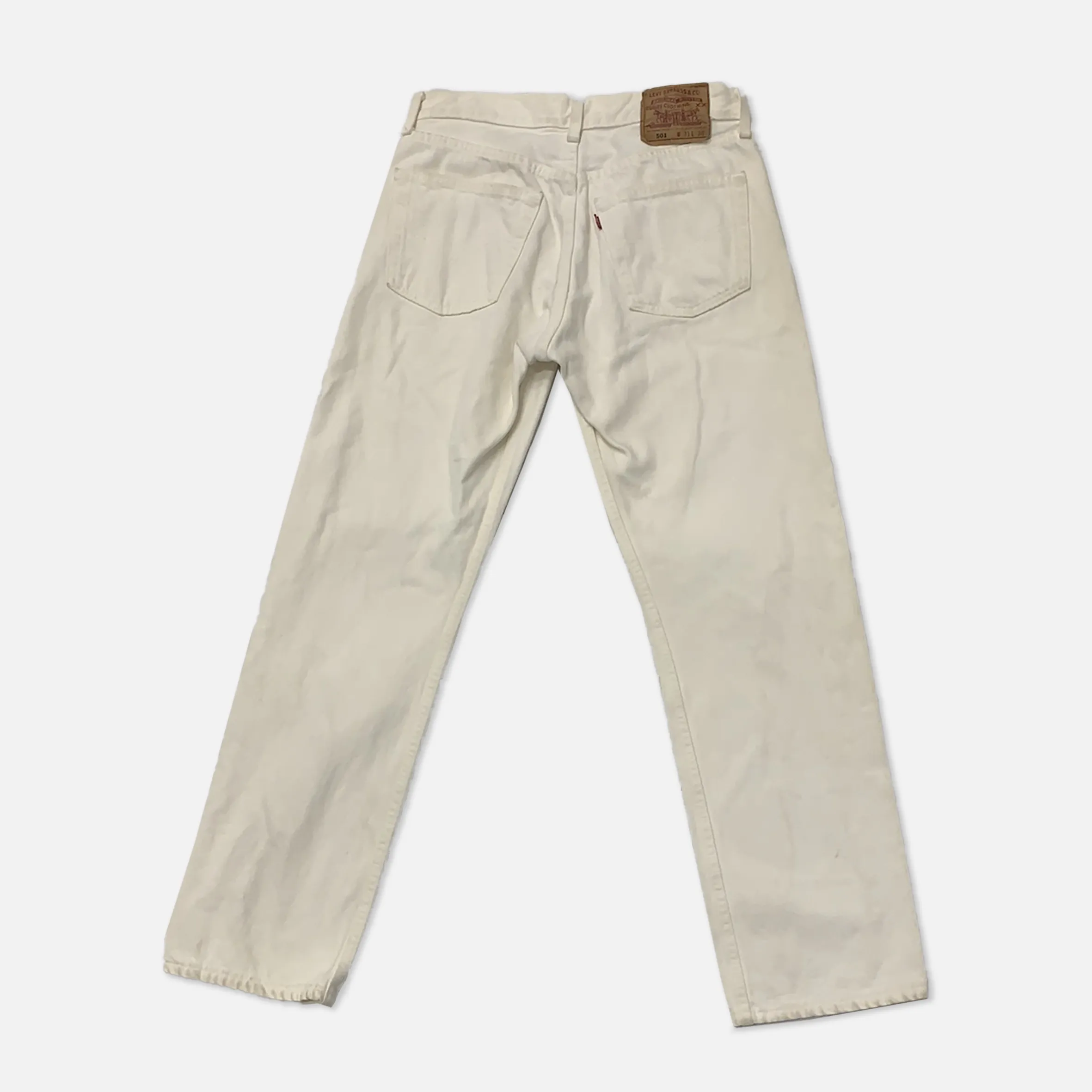Vintage Levi’s 501 Cream Denim Jeans - W31