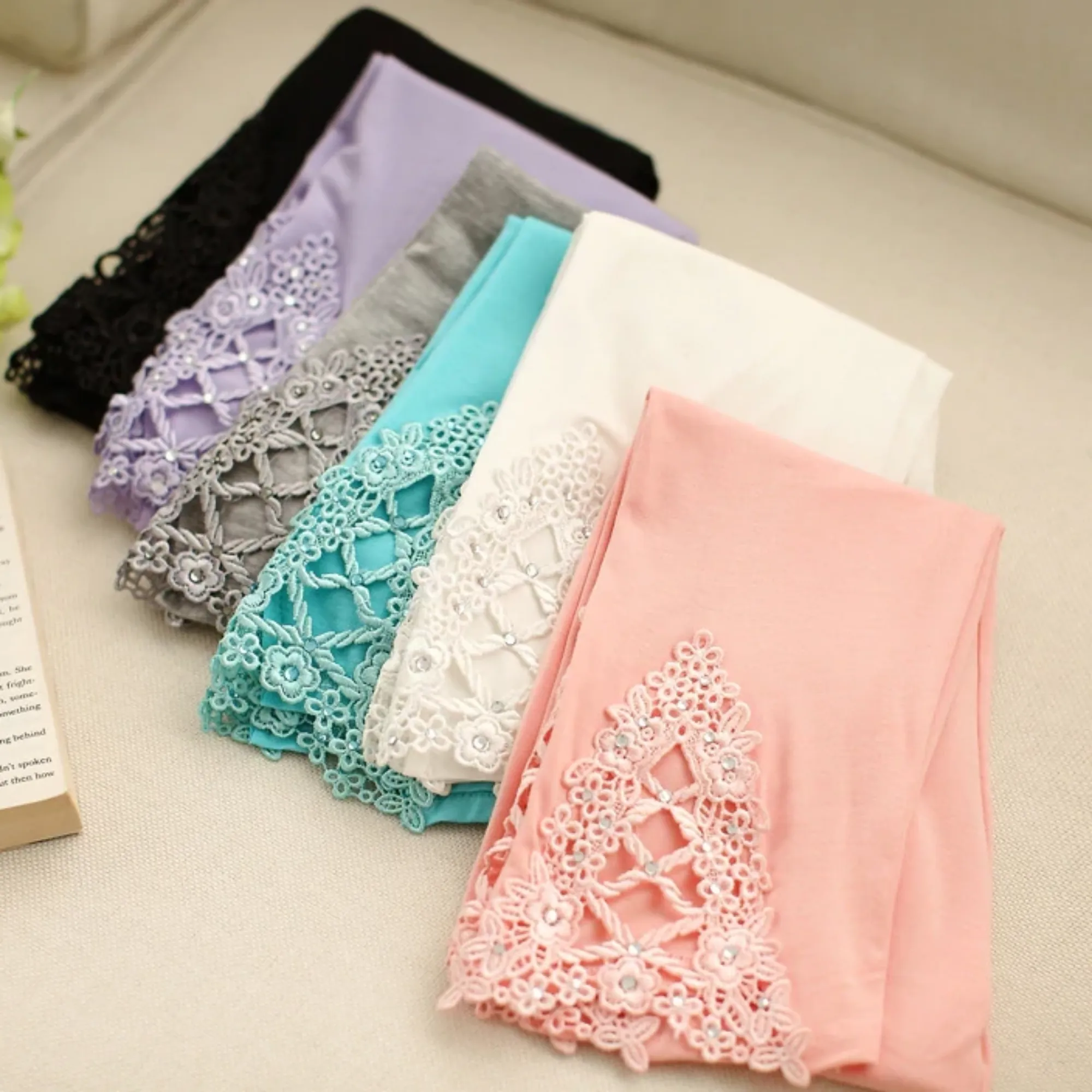 Women's Summer Casual Elastic Mid-Waist Cotton Leggings